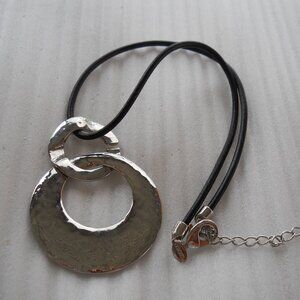Chico's - Hammered Pendant Necklace  12-30